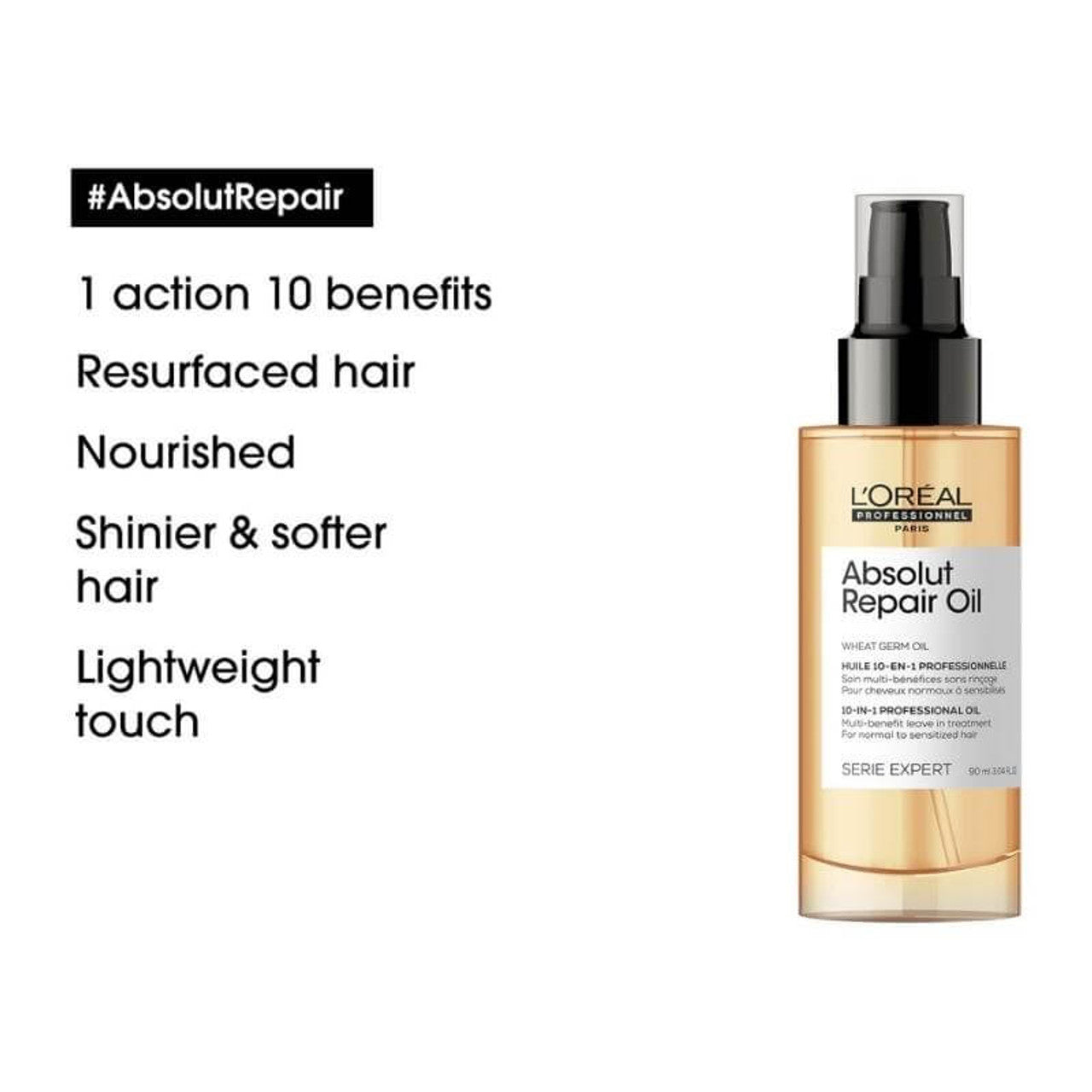 L'Oréal Professionnel Absolut Repair 10 in 1 leave in oil - 90ml
