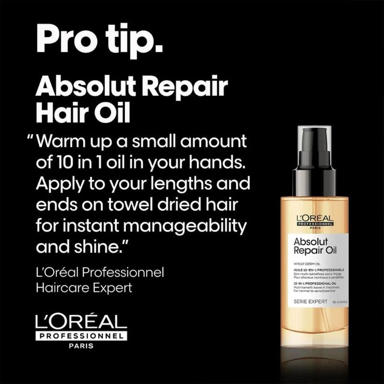 L'Oréal Professionnel Absolut Repair 10 in 1 leave in oil - 90ml