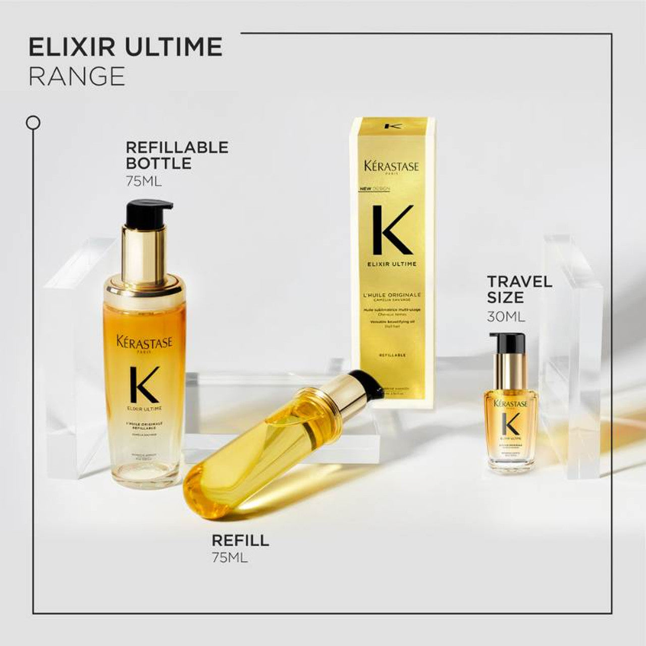 Kérastase Elixir Ultime Hair Oil L'Huile Originale Refill Capsule 75ml