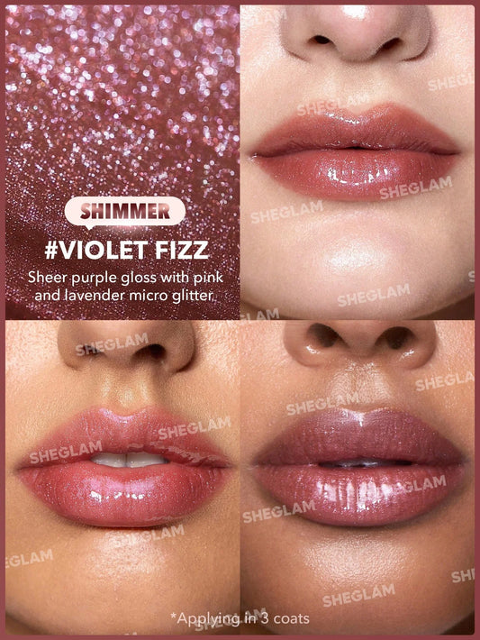 Sheglam Pout Perfect Shimmer Lip Plumper -Violet Fizz