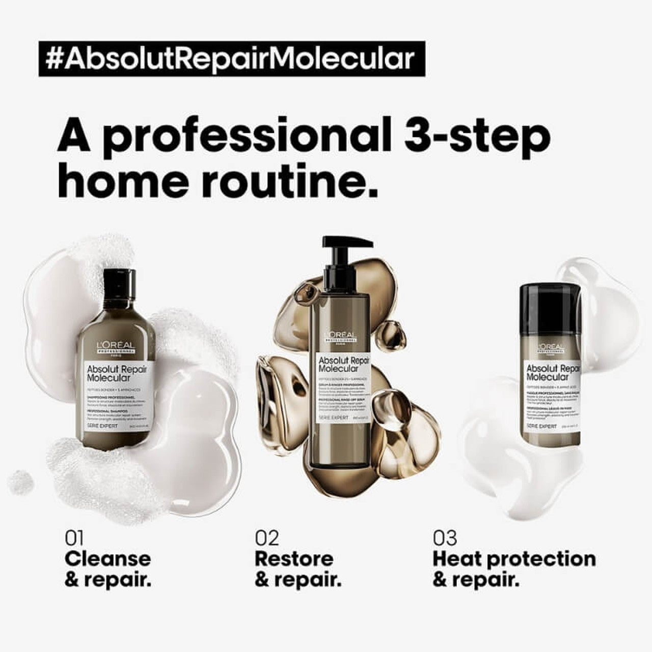 L'Oréal Professionnel Absolut Repair Molecular Repairing Leave-in Mask 100ml