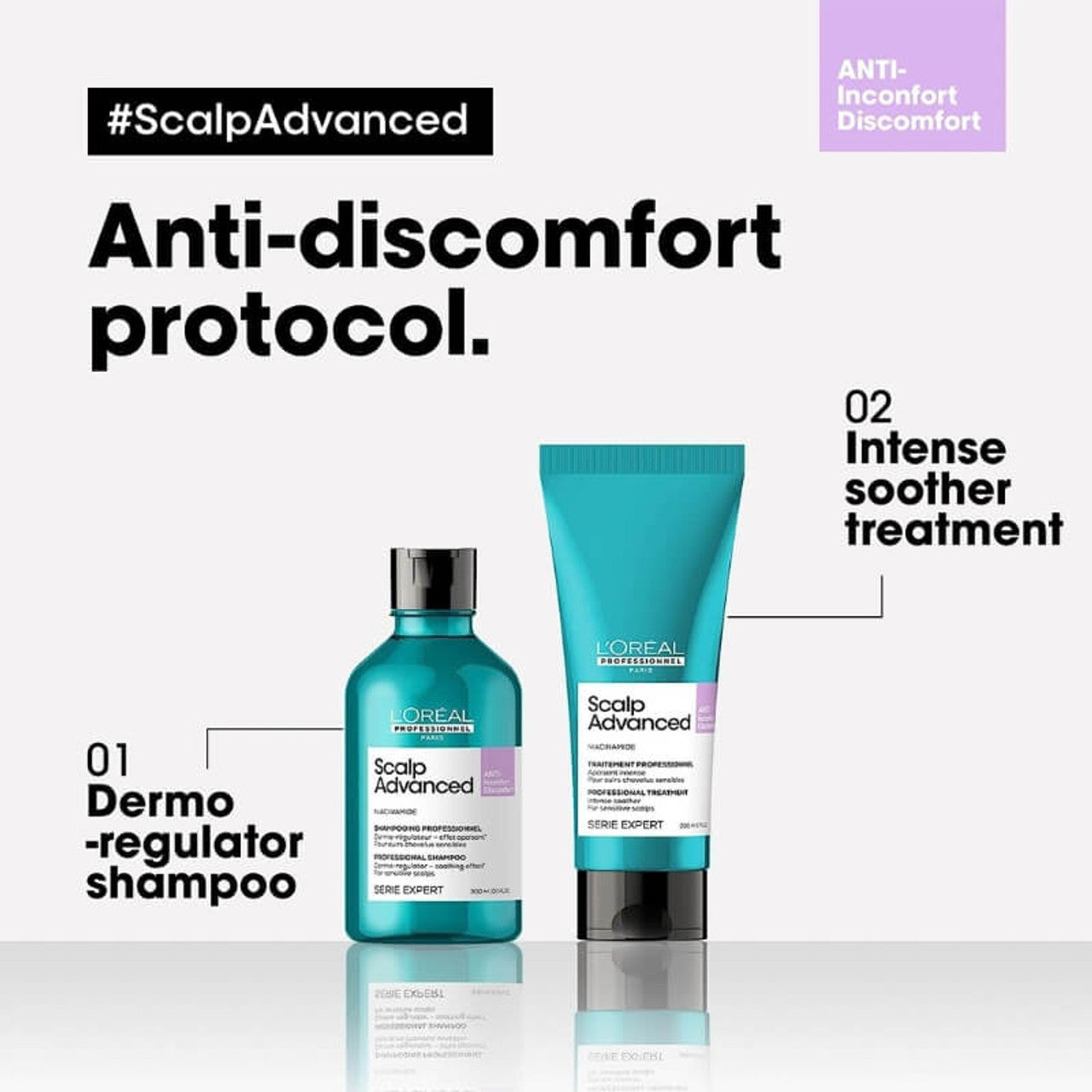 L'Oréal Professionnel Série Expert Scalp Advanced Anti-Discomfort Dermo-Regulator Shampoo 300ml