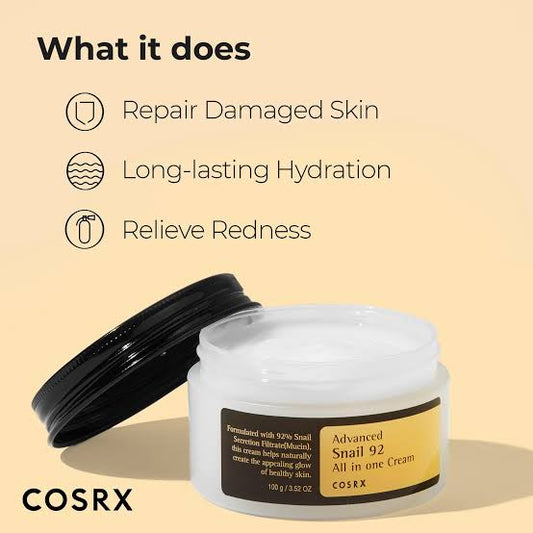 Cosrx Advanced Snail 92 All In One Cream Jar 100Ml